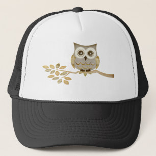 Casquette Hibou large de yeux dans l'arbre