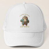 Casquette Hibou têtu Devoir Avec Il Mignonne adorable Drôle (Devant)