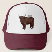 Casquette Highland cow (Devant)