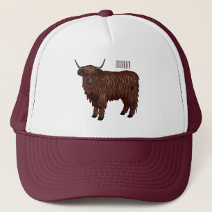 Casquette Highland cow