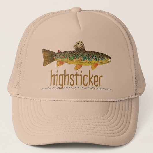 Casquette Highsticker - Pêche à la mouche (Devant)