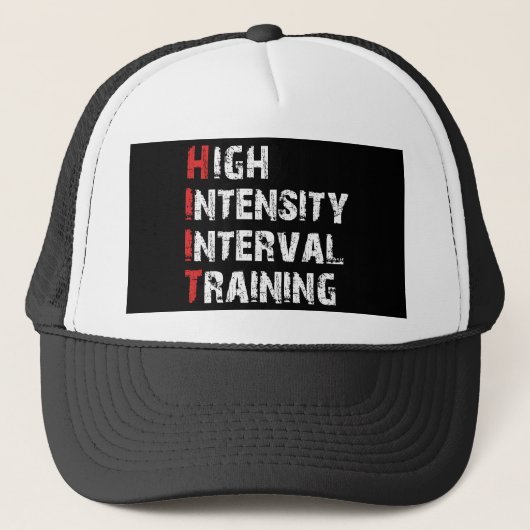 Casquette HIIT High Intensity Interval Training Fitness Gym (Devant)