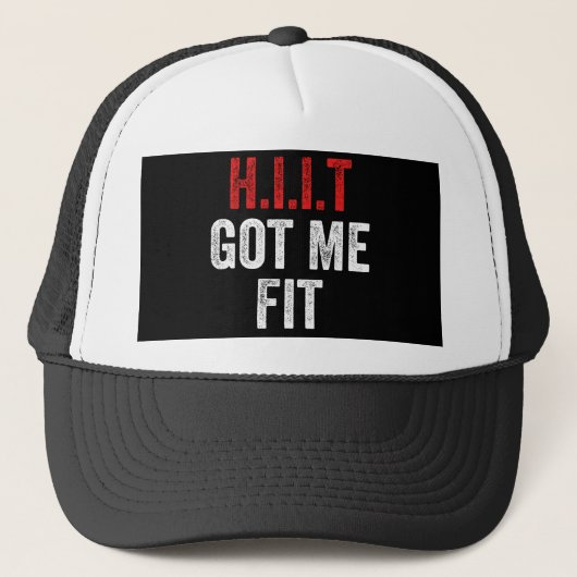 Casquette HIIT M'A Ajusté Intensités Intervalle de formation (Devant)