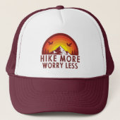 Casquette Hike More Worry Less, Hiking (Devant)