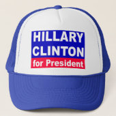 Casquette Hillary Clinton pour le président (Devant)