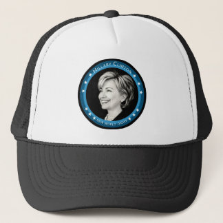 Casquette hillary clinton : rayons bleus :