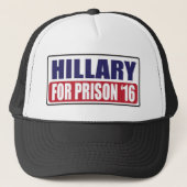 Casquette Hillary pour la prison 2016 (Devant)