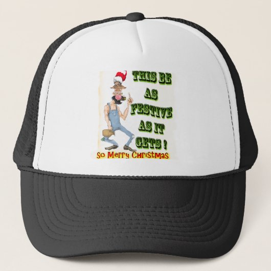 Casquette Hillbilly Festive comme il obtient (Devant)