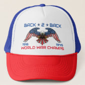 CASQUETTE HILO MERICA' TRUCKER HAT (Devant)