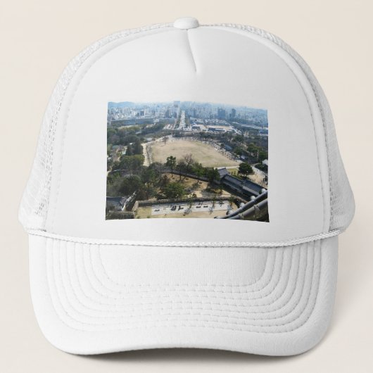Casquette Himeji, Japon (Vue du château haut) (Devant)