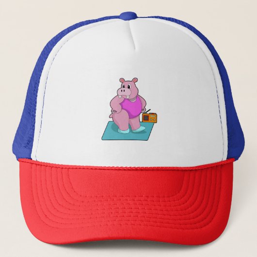 Casquette Hippo at Fitness with Radio.PNG (Devant)