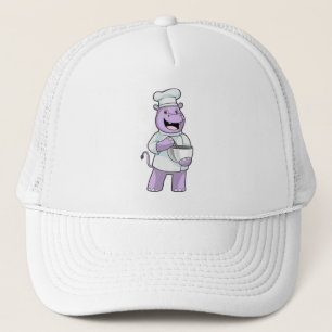 Casquette Hippo comme chef avec bol