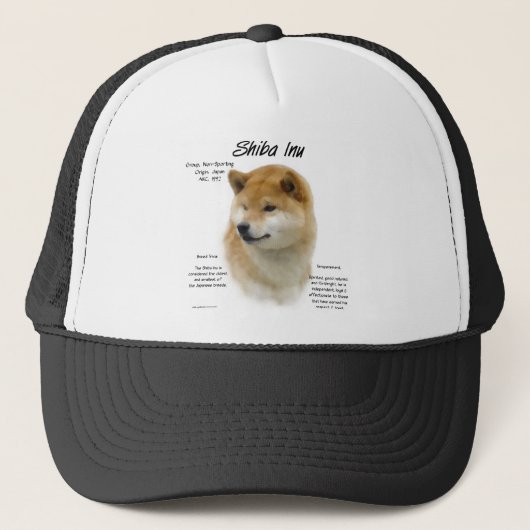 Casquette Histoire de Shiba Inu (Devant)