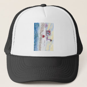 Casquette hiver à Nubble LIghthouse dans le Maine