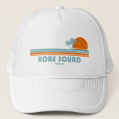 Casquette Hobe Sound Floride Sun Palm Trees (Devant)