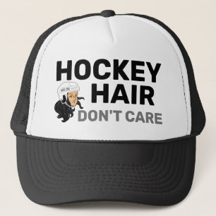 Casquette Hockey Hair s'en fiche Chat de Trucker à cheveux n