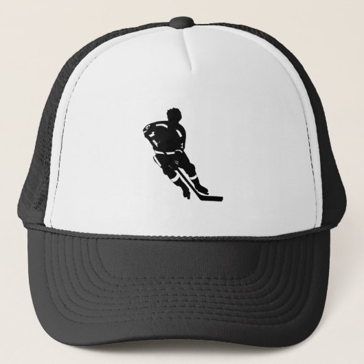 Casquette Hockey Joueur Sport Design (Devant)