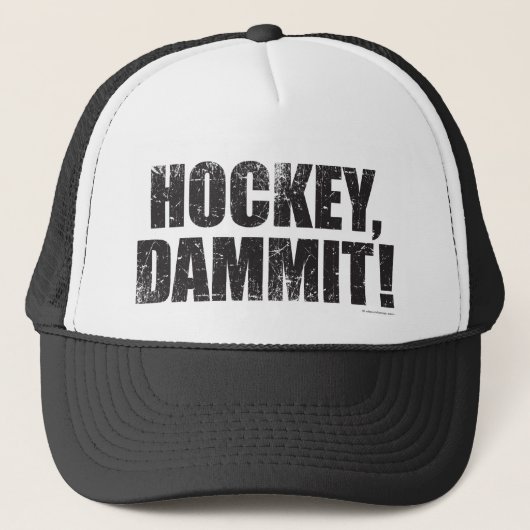 Casquette Hockey, mince ! (Devant)