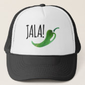 Casquette Holla Jalapeno Funny Trucker Hat (Devant)