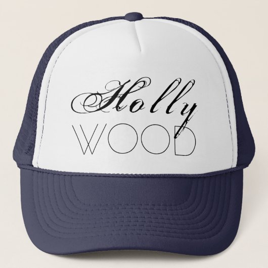 Casquette Hollywood chic customizable (Devant)