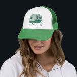 Casquette Home est l'endroit où vous le garez -Camper Traile<br><div class="desc">Découvrez cette superbe remorque de camping-car vintage et préparez-vous à votre voyage ! Consultez ma boutique pour plus de designs aussi!</div>