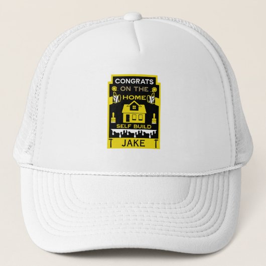Casquette Home Self Build Félicitations (Devant)