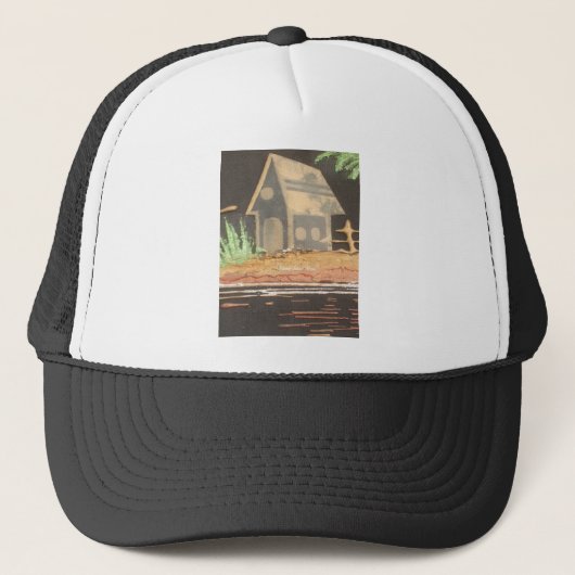 Casquette Home Sweet Home Art Imprimer (Devant)