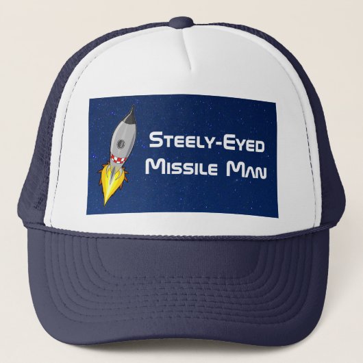 Casquette Homme aux missiles à oeil serré (Devant)