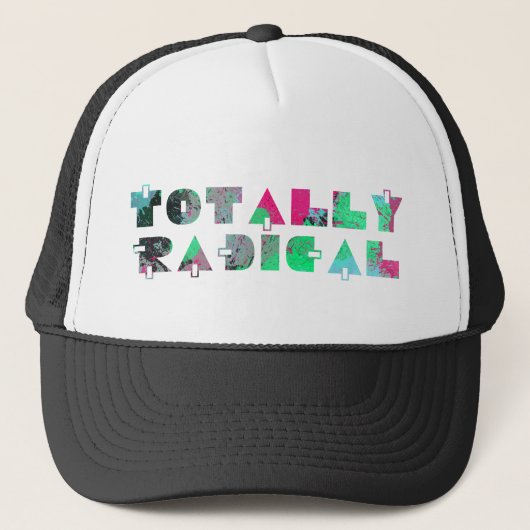 Casquette Homme des années 80 totalement radical (Devant)