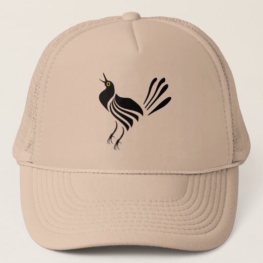 Casquette Homme Gracker Oiseau noir (Devant)