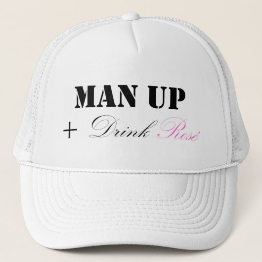 CASQUETTE HOMME HAUT ET ROSÉ DE BOISSONS (Devant)