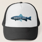 Casquette Honeoye Lake New York Fish (Devant)