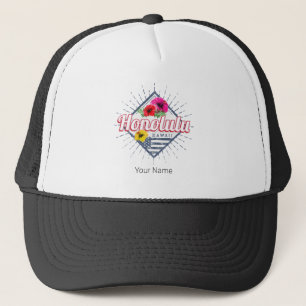 Casquette Honolulu City Hawaii États-Unis Vintage USA