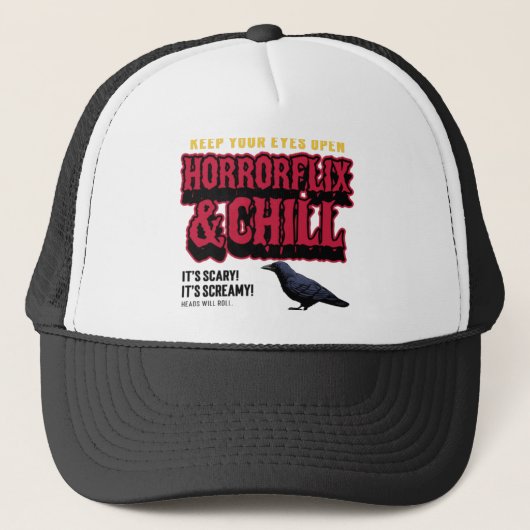 Casquette Horrorflix Et Chaleur (Devant)