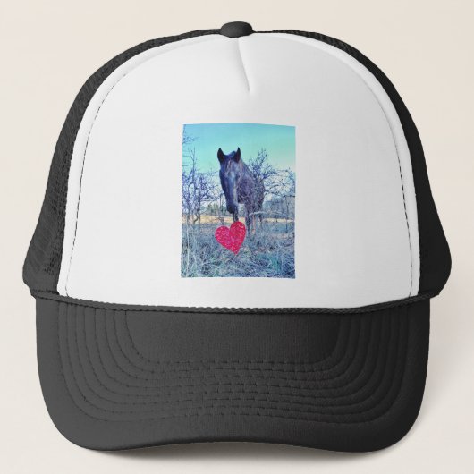 Casquette Horse et heart (Devant)