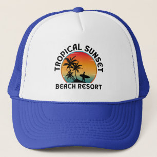 CASQUETTE HÔTEL TROPICAL COUCHER DE SOLEIL