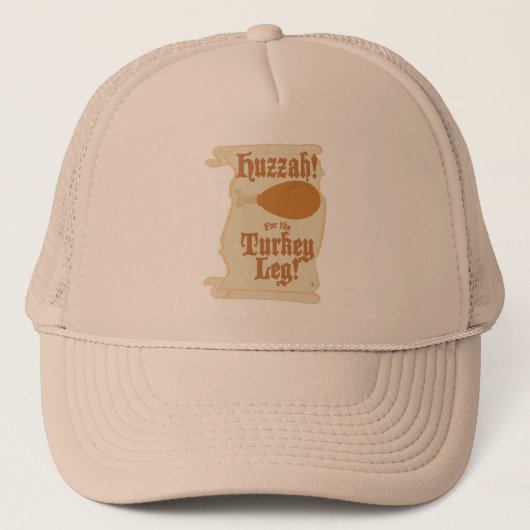 Casquette Hourra Jambe de Dinde Design de Repas Drôle (Devant)