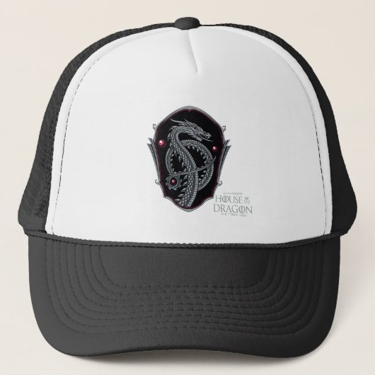 Casquette HOUSE of the Dragon | Silver Dragon Crest (Devant)