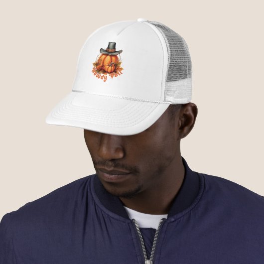 Casquette Howdy Fall - Vibes d'automne rustiques (En situation)