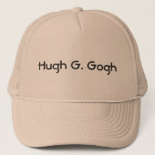 Casquette Hugh G. Gogh (amour-propre énorme) (Devant)