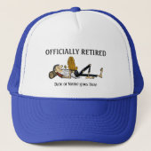 Casquette Humorous Retirement Rip Van Winkle personalize (Devant)