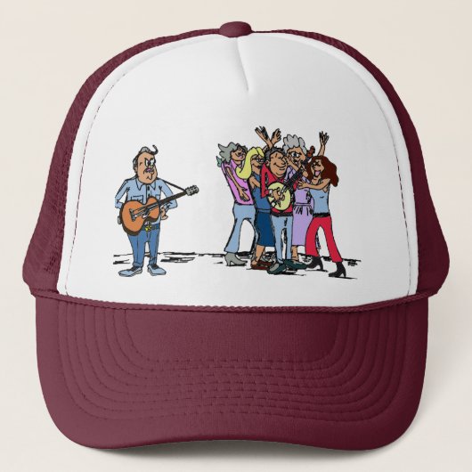 Casquette Humour de banjo de Bluegrass (Devant)