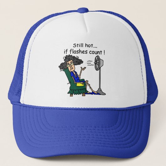 Casquette Humour de bouffée de chaleur (Devant)