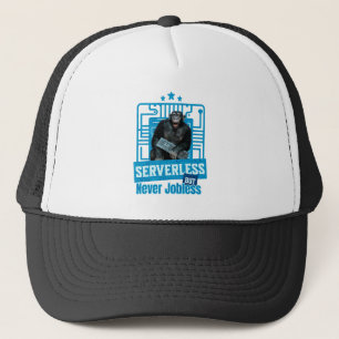 Casquette Humour de développeur singe drôle sans serveur