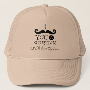 Casquette Humour de la moustache noire