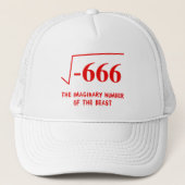 Casquette Humour de maths (Devant)