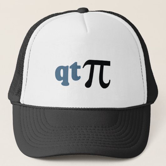 Casquette Humour de maths - pièce en t mignonne pi (Devant)