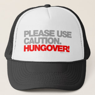 Casquette HUNGOVER faites attention svp - bière potable bue