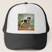 Casquette Hunter dog with bird in mouth (Devant)