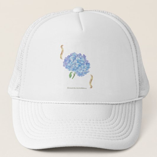 Casquette Hydrangea Bloom – Vintage Botanical Flower (Devant)